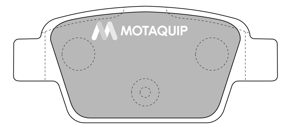 Комплект тормозных колодок дисковый тормоз MOTAQUIP LVXL1037