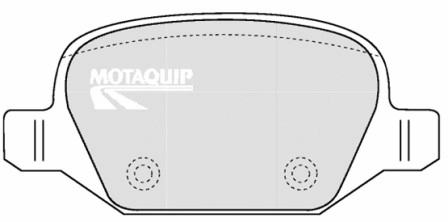 Комплект тормозных колодок дисковый тормоз MOTAQUIP LVXL1164
