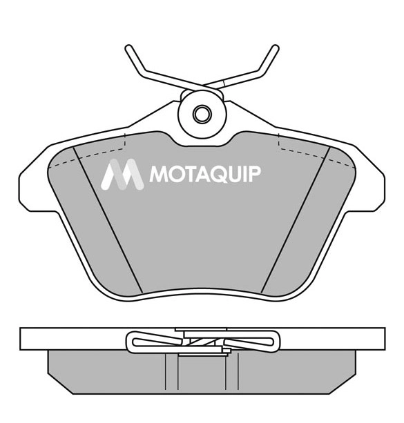 Комплект тормозных колодок дисковый тормоз MOTAQUIP LVXL193