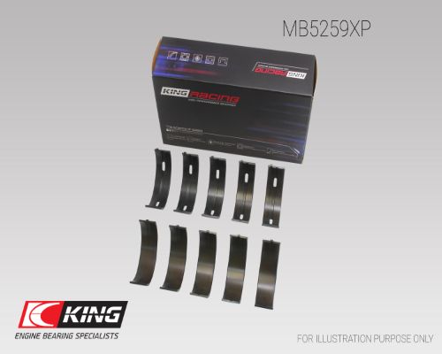 Комплект подшипников коленчатого вала KING MB5259XP