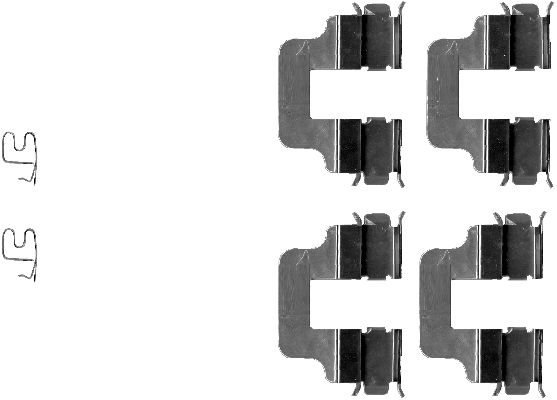 Комплектующие колодки дискового тормоза MINTEX MBA1245
