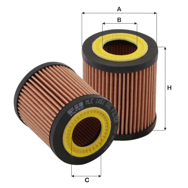 Масляный фильтр FIL FILTER MLE 1451