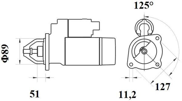 Стартер MAHLE/KNECHT MS 753