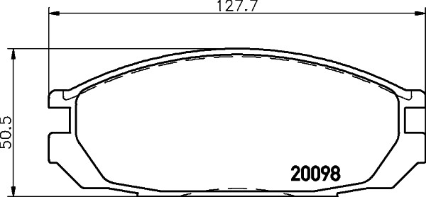 Комплект тормозных колодок дисковый тормоз NISSHINBO NP2069