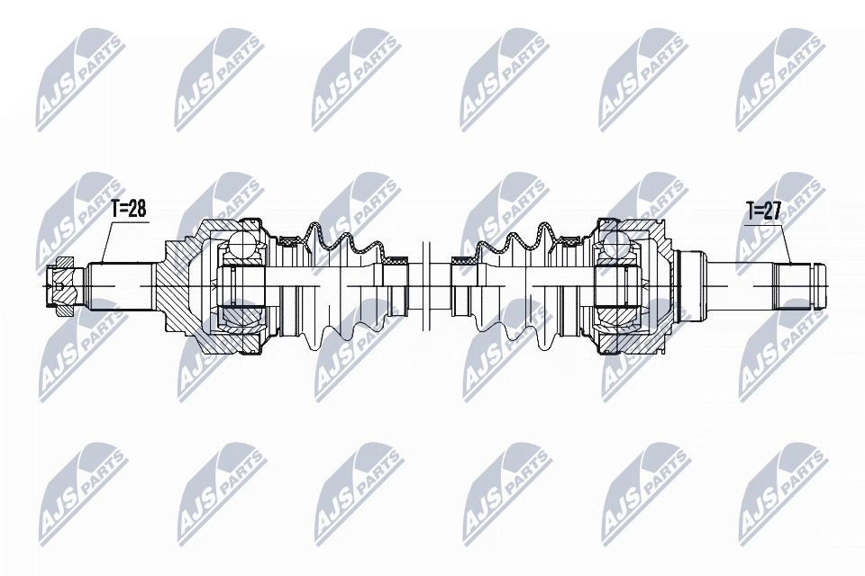 Приводной вал NTY NPW-BM-048