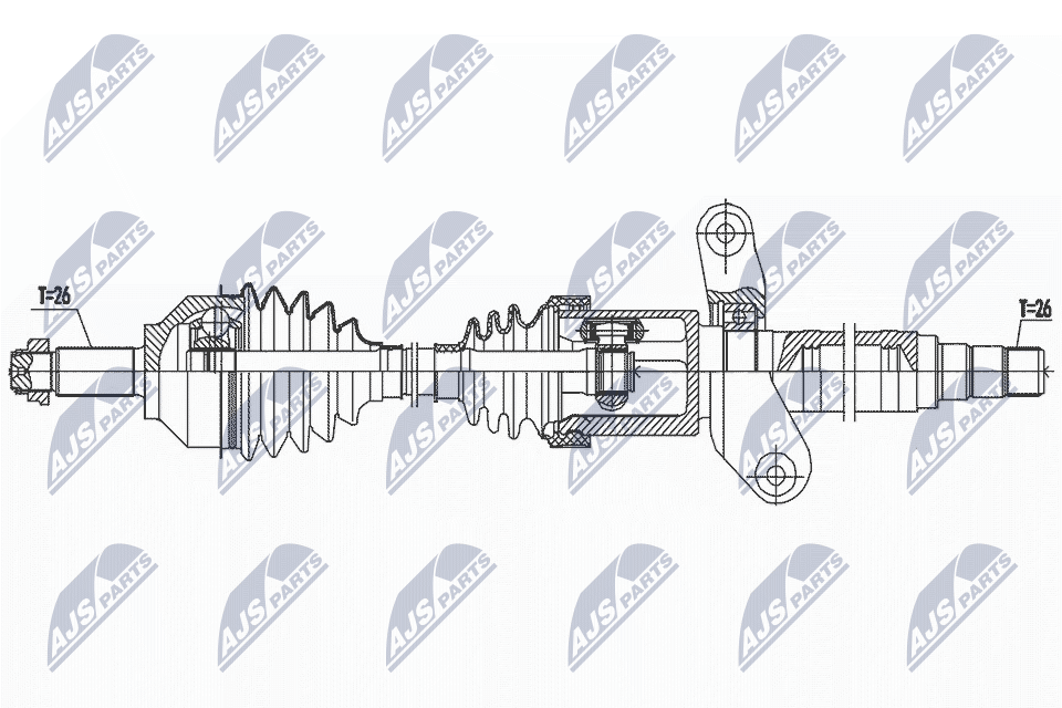 Приводной вал NTY NPW-BM-190