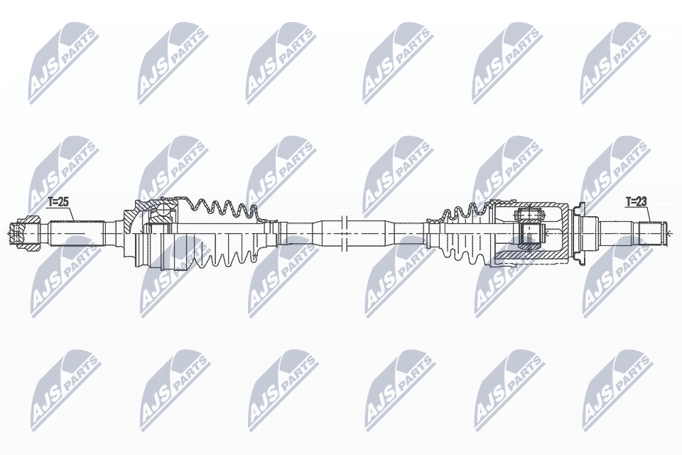 Приводной вал NTY NPW-CH-092