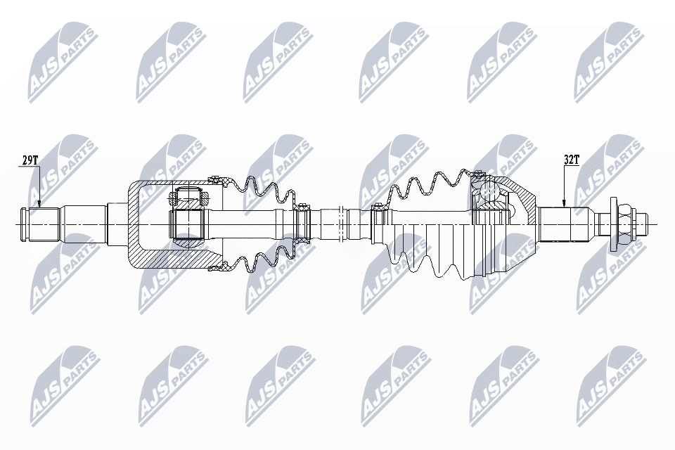 Приводной вал NTY NPW-CH-108