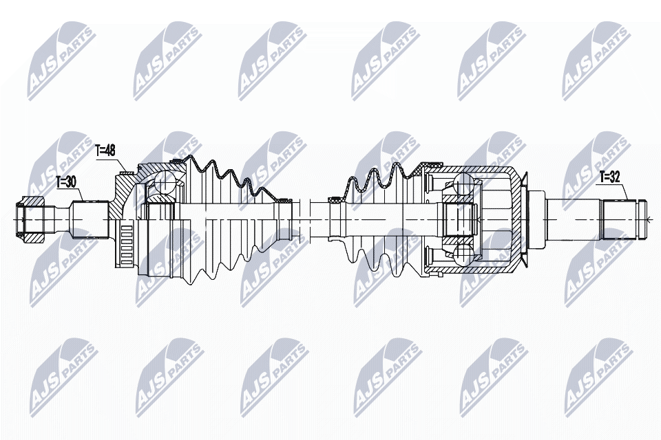 Приводной вал NTY NPW-ME-130