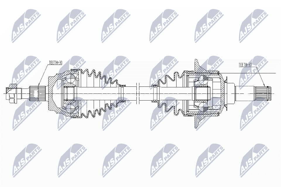 Приводной вал NTY NPW-ME-162