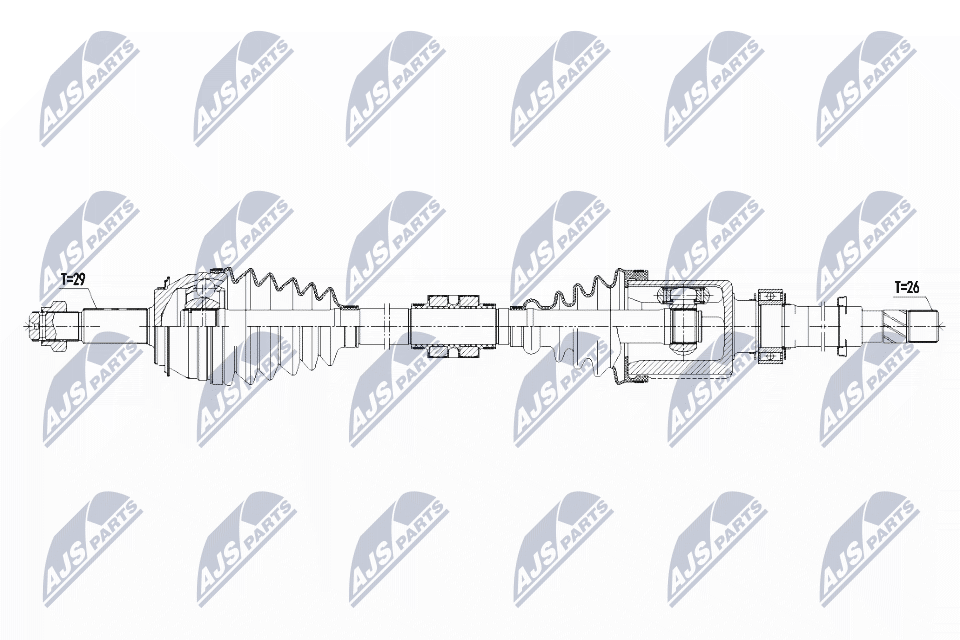 Приводной вал NTY NPW-NS-074
