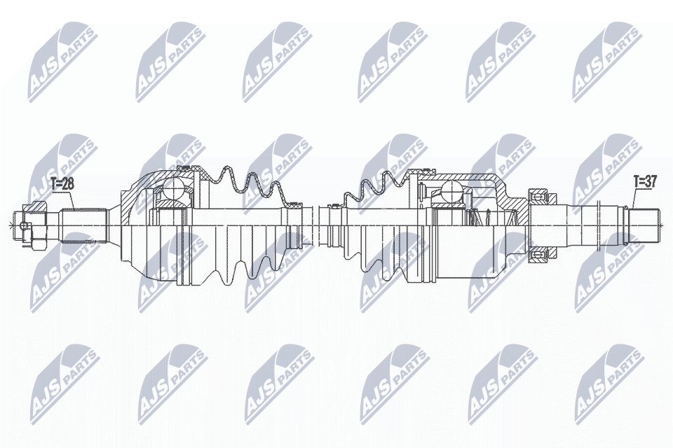 Приводной вал NTY NPW-PE-091