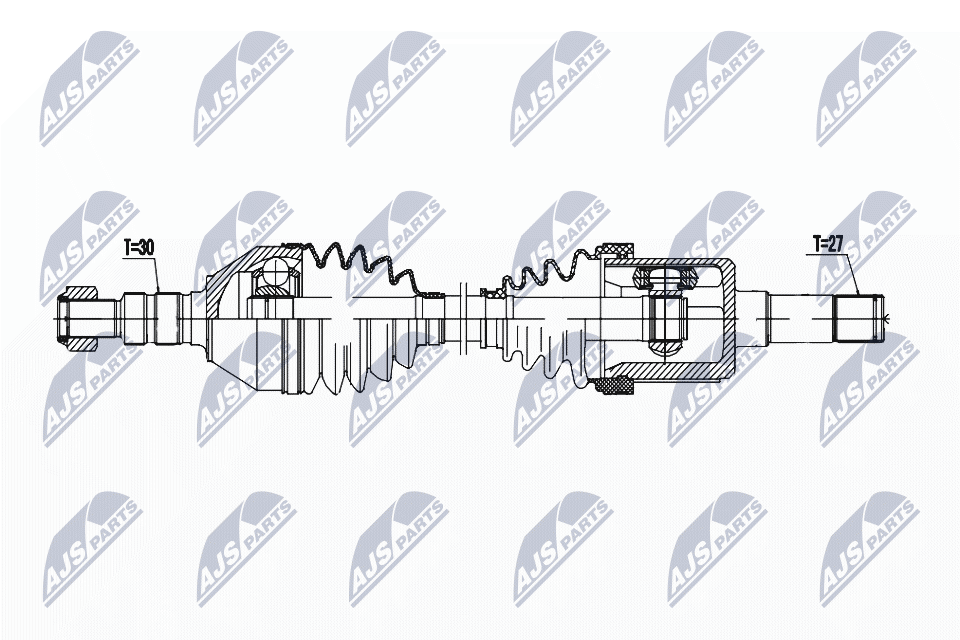 Приводной вал NTY NPW-PL-142