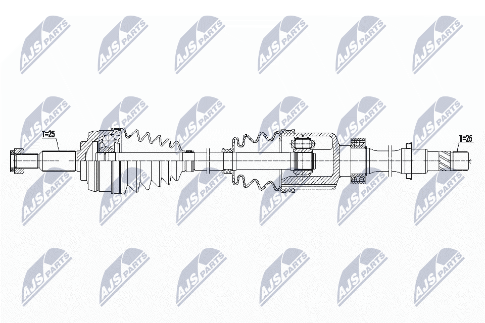 Приводной вал NTY NPW-RE-179