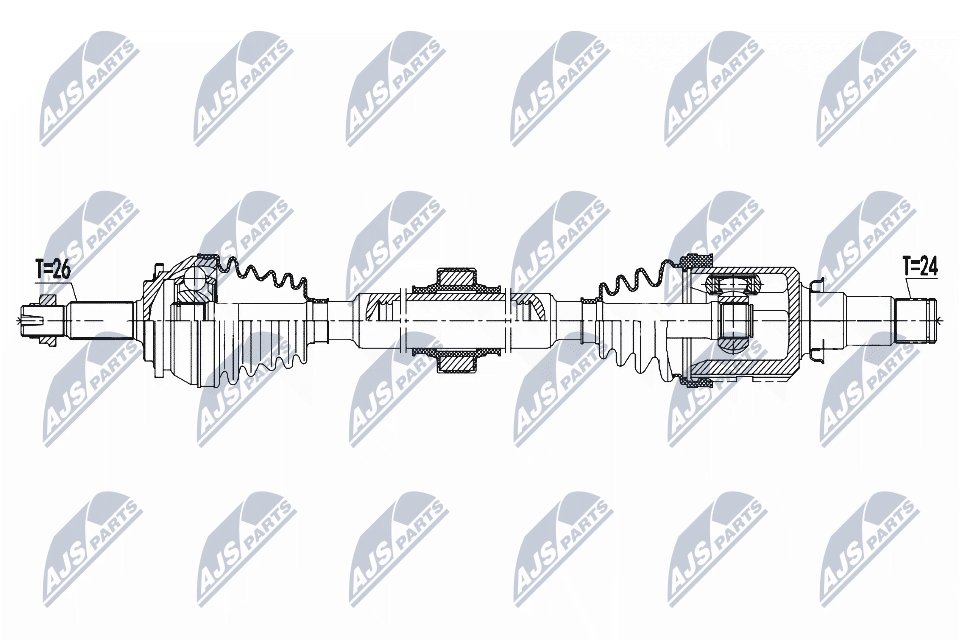 Приводной вал NTY NPW-TY-098
