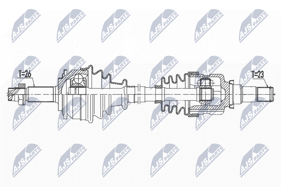 Приводной вал NTY NPW-TY-163