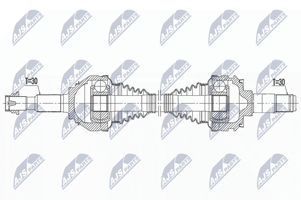 Приводной вал NTY NPW-TY-182