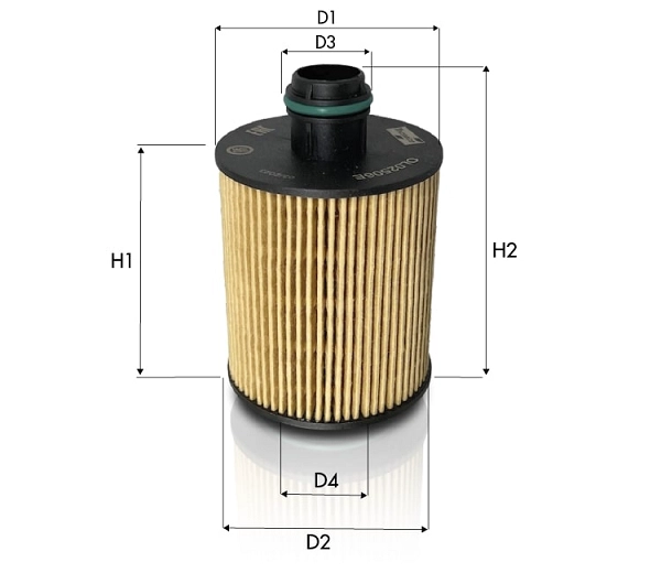 Масляный фильтр TECNECO FILTERS OL02506E