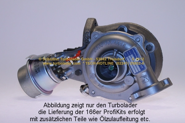 Компрессор наддув proturbo concept - kit with advanced guarantee. SCHLÜTTER TURBOLADER PRO-00316