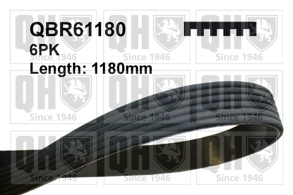 Поликлиновой ремень QUINTON HAZELL QBR61180