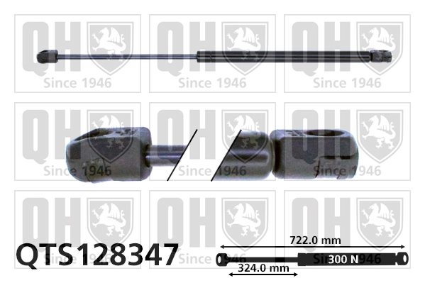 Газовая пружина капот QUINTON HAZELL QTS128347