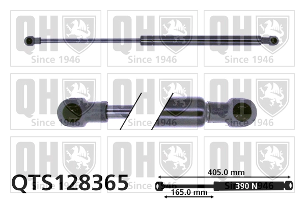 Газовая пружина крышка багажник QUINTON HAZELL QTS128365