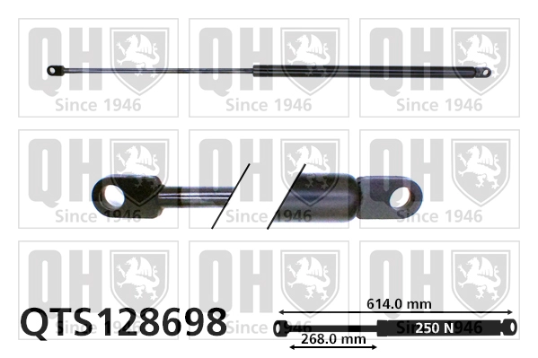 Газовая пружина капот QUINTON HAZELL QTS128698