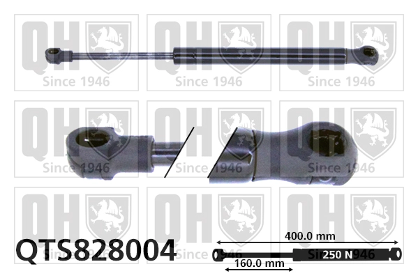 Газовая пружина капот QUINTON HAZELL QTS828004