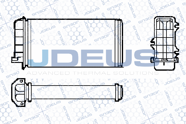 Теплообменник отопление салона JDEUS RA2110420