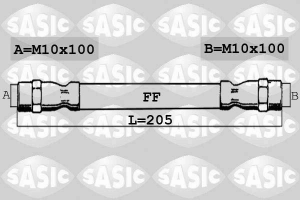 Тормозной шланг SASIC SBH6377