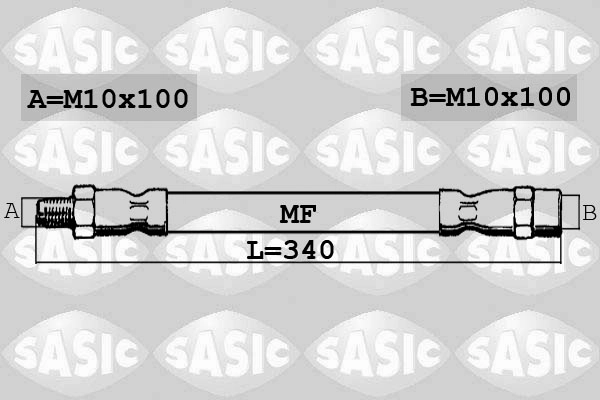 Тормозной шланг SASIC SBH6380