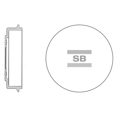 Тормозной барабан HI-Q SD1018