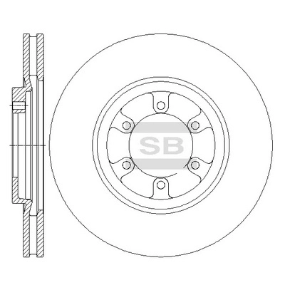 Тормозной диск HI-Q SD1088
