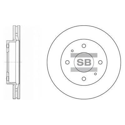 Тормозной диск HI-Q SD2005