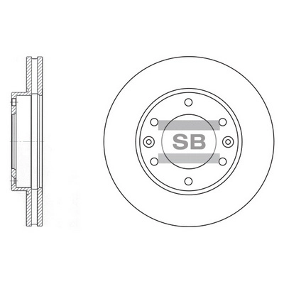 Тормозной диск HI-Q SD2030
