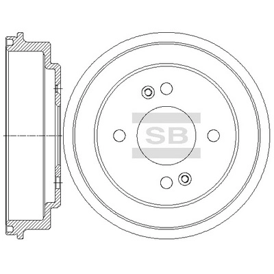 Тормозной барабан HI-Q SD2048