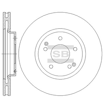 Тормозной диск HI-Q SD3042