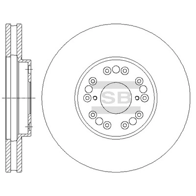 Тормозной диск HI-Q SD4040