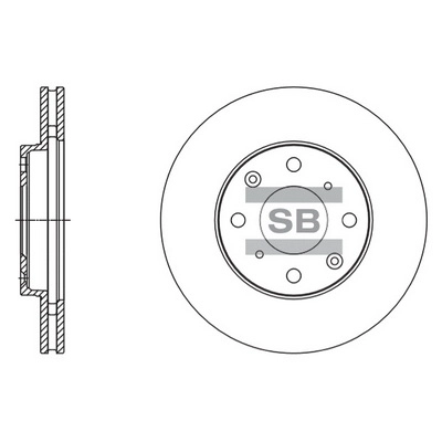 Тормозной диск HI-Q SD4113