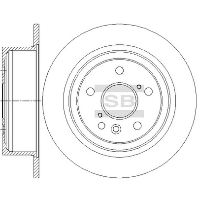 Тормозной диск HI-Q SD4647