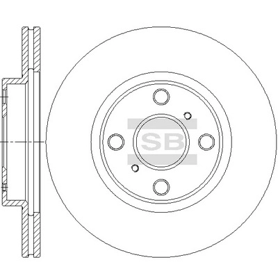Тормозной диск HI-Q SD4678