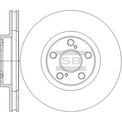 Тормозной диск HI-Q SD4684