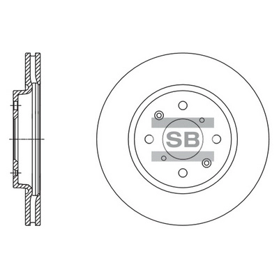 Тормозной диск HI-Q SD4804