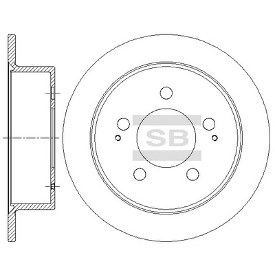 Тормозной диск HI-Q SD5201