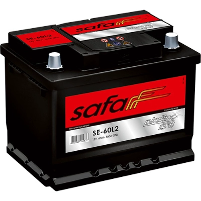 Стартерная аккумуляторная батарея safa platino efb SAFA SE-60L2