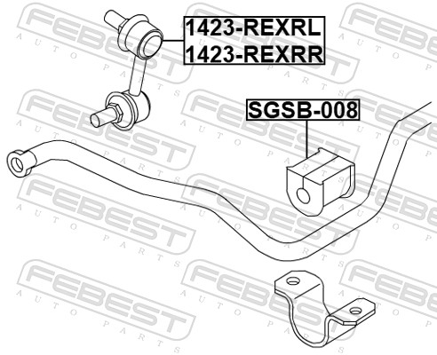 Опора стабилизатор FEBEST SGSB-008