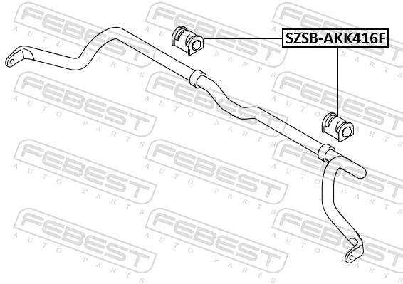 Опора стабилизатор FEBEST SZSB-AKK416F