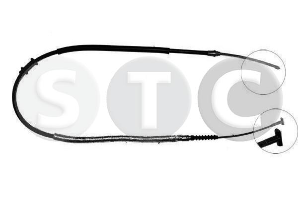 Тросик cтояночный тормоз STC T480480