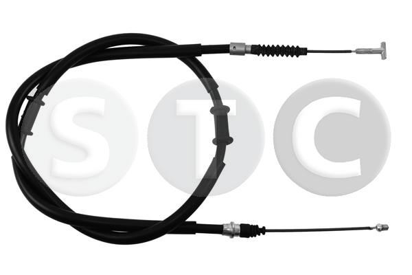 Тросик cтояночный тормоз STC T480486