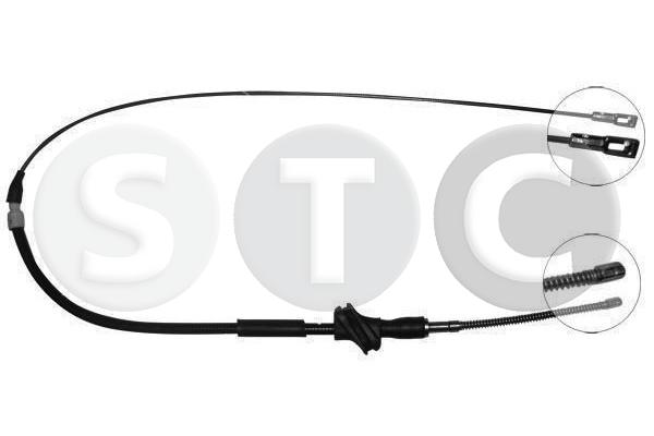 Тросик cтояночный тормоз STC T480550